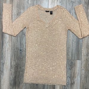 Sparkly gold sweater